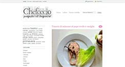 Desktop Screenshot of chefcecio.it