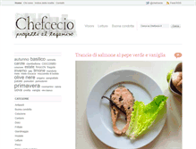 Tablet Screenshot of chefcecio.it